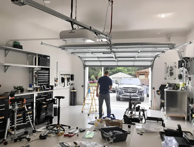 Garage door opener installation by Sagamore Hills Garage Door Repair in Sagamore Hills