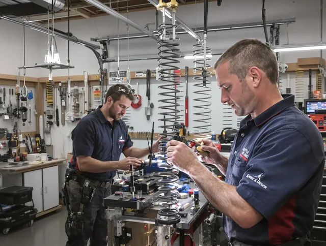 Garage door spring repair service by Sagamore Hills Garage Door Repair in Sagamore Hills