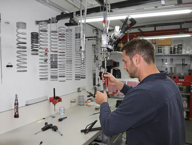 Sagamore Hills Garage Door Repair safety certified technician performing precision spring replacement in Sagamore Hills